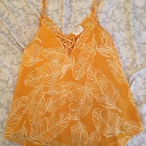 Yellow Flower Tank Top